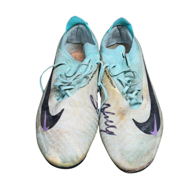 Odogwu's Sudtirol Signed Match-Worn Nike Phantom Football Shoes, 2025/26
