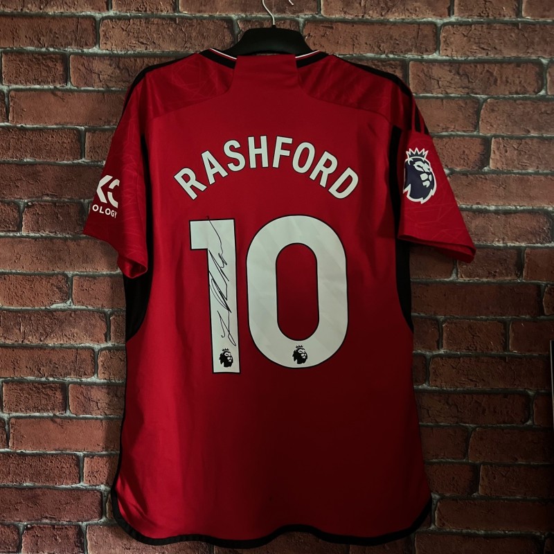 Maglia firmata da Marcus Rashford per il Manchester United 2023/24