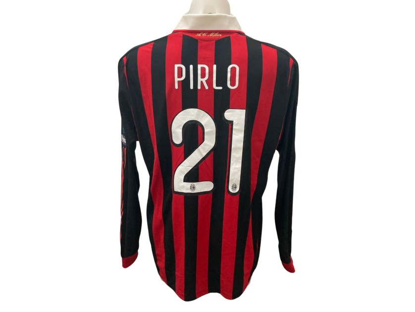 Pirlo's Milan Match-Issued Shirt, 2009/10