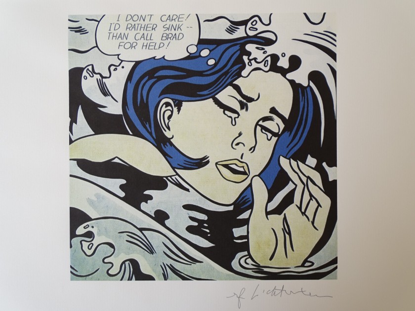 Roy Lichtenstein "Drowning Girl"