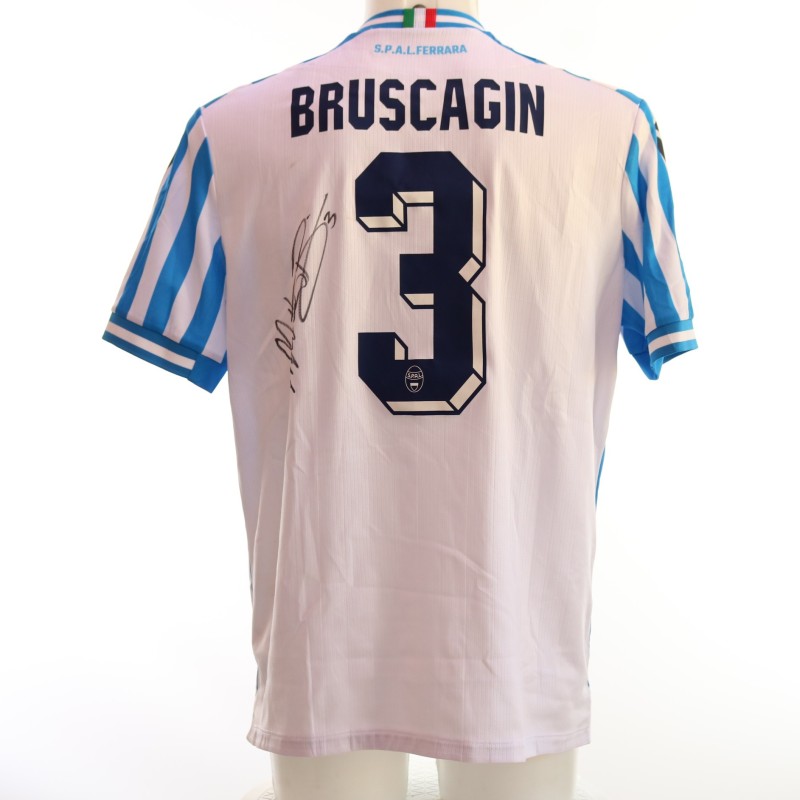 Bruscagin's Signed Unwashed Shirt, SPAL vs Ascoli 2024 