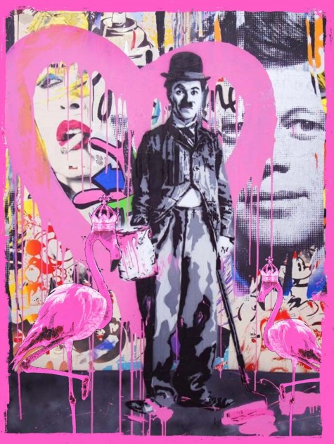 "Pop John and Charlie vs Banksy vs Mr Brainwash" by Mr Ogart