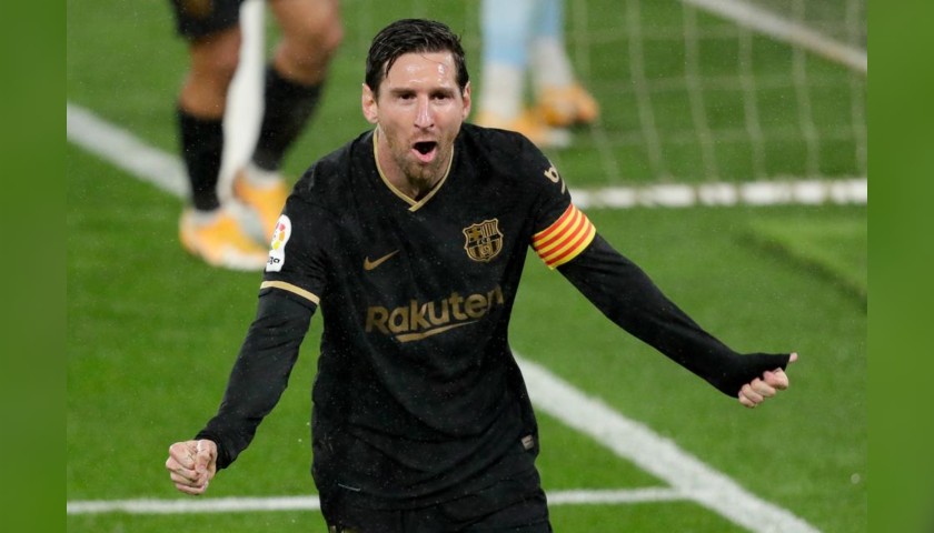 Messi's Barcelona Signed Match Shirt, 2020/21