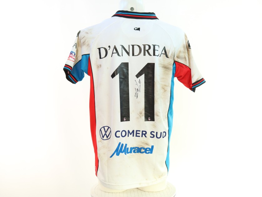 D'Andrea's Signed Unwashed Shirt, Benevento vs Catania 2025 