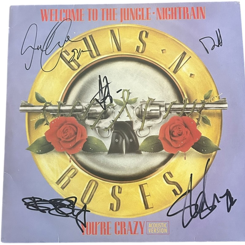 Guns N' Roses Signed 12" Vinyl