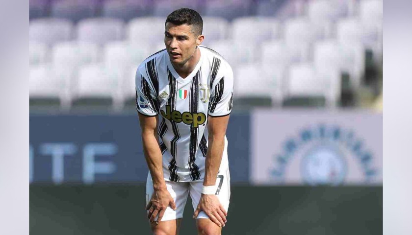Ronaldo's Official Juventus Signed Shorts, 2020/21