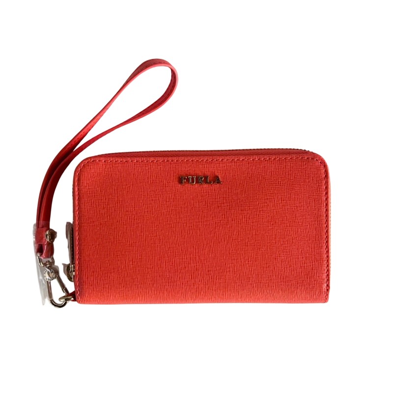 Furla Babylon L Zip Around Wallet/Wristlet – Hibiscus Leather