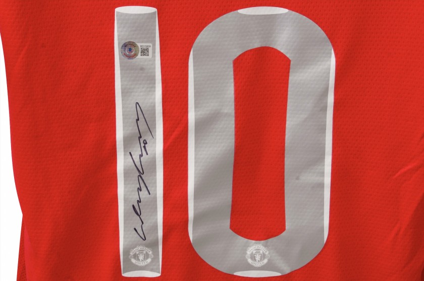 Wayne Rooney Signed Official Manchester United Shirt - CharityStars