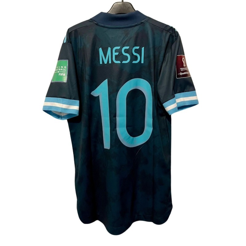 Messi's Match-Issued Shirt, Argentina vs Peru 2021