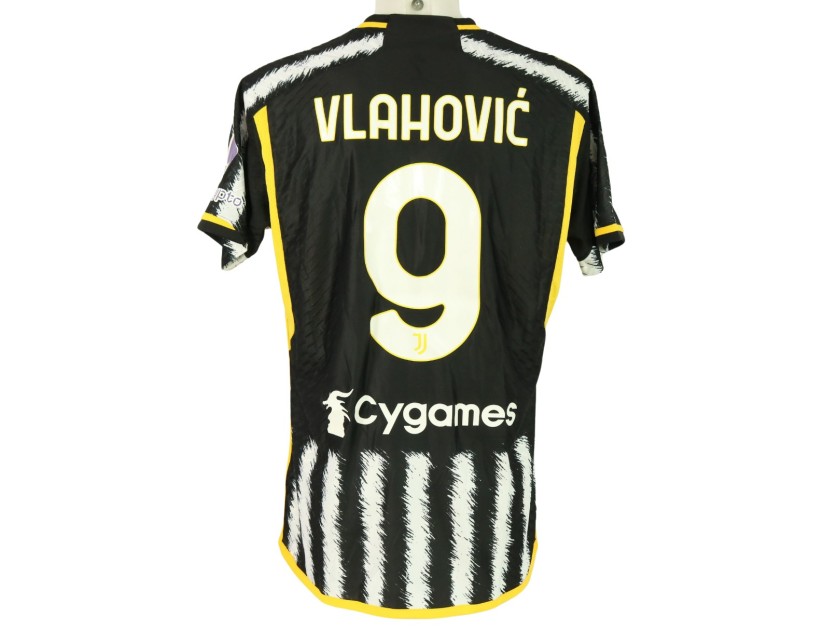 Vlahovic's Match-Issued Shirt, Verona vs Juventus 2024