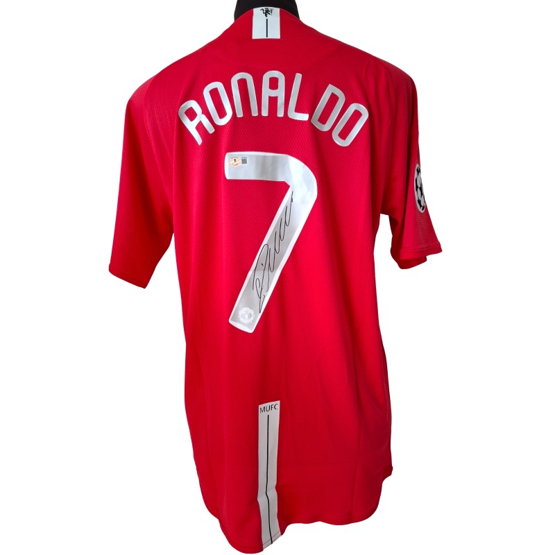 Cristiano Ronaldo's Manchester United 2007/08 Signed Replica Shirt