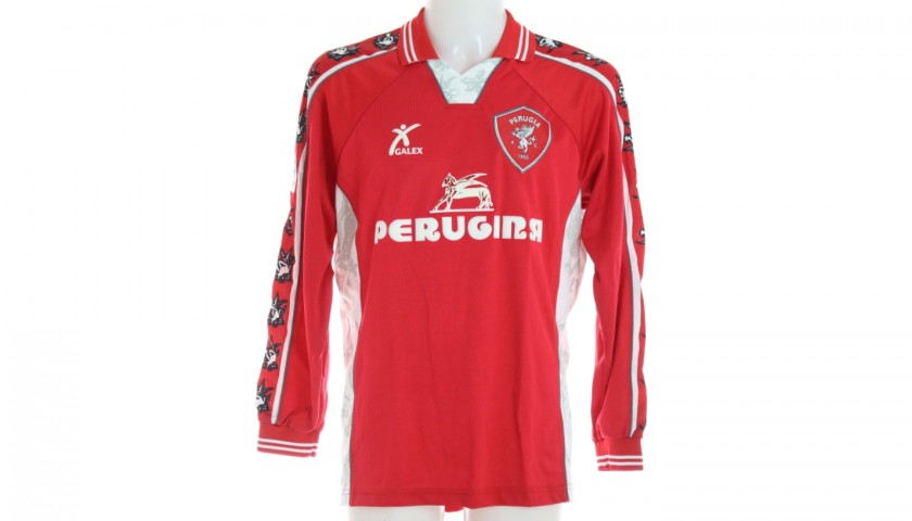 Nakata's Perugia Match Shirt, Serie A 1999/00 - CharityStars