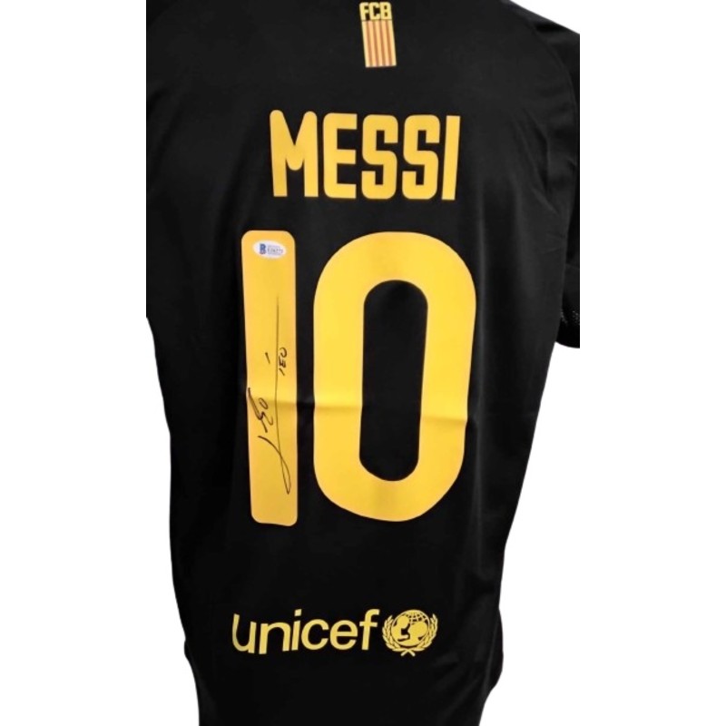 Messi's Barcelona Signed Replica Shirt, 2011/12
