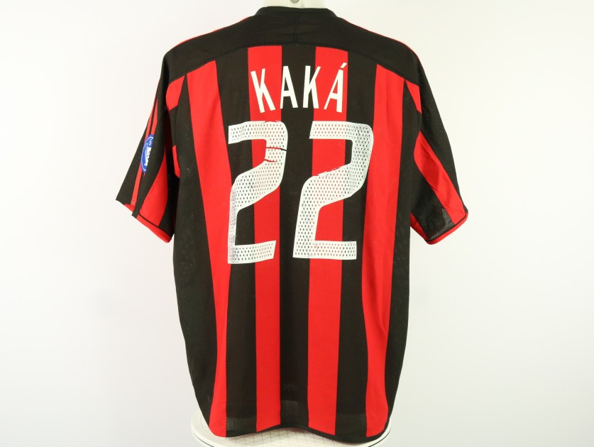 Kaka's AC Milan Match Shirt, Tim Cup 2003/04