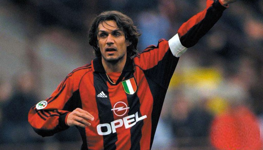 Maldini's Match-Worn Milan Shirt, Serie A 1999/00