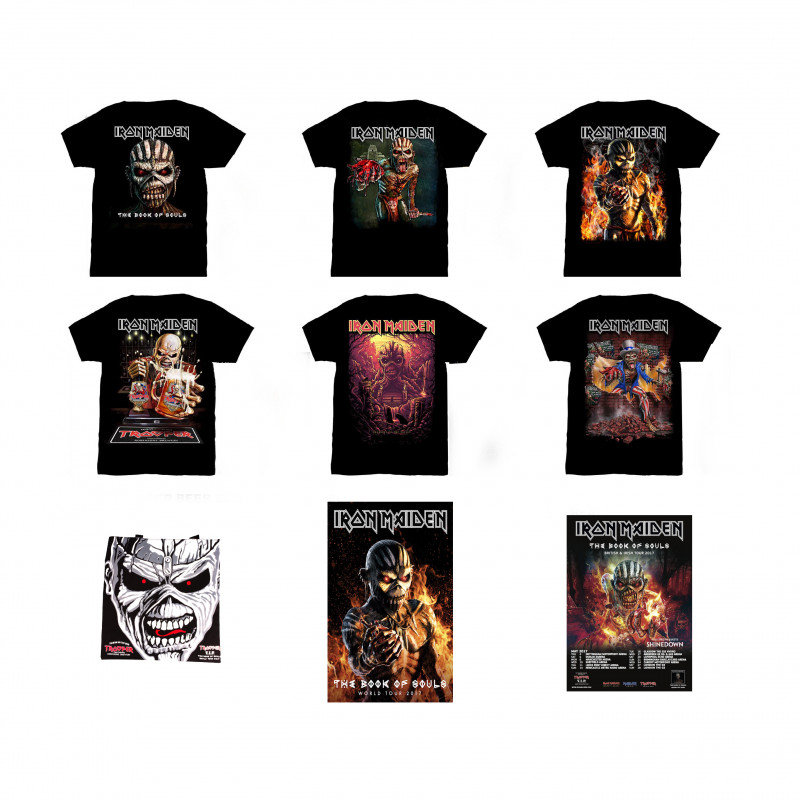 Iron Maiden The Book Of Souls Tour Bundle