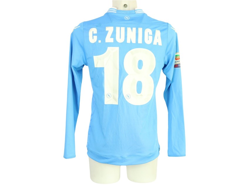 Zuniga's Napoli Match-Issued Shirt, 2013/14