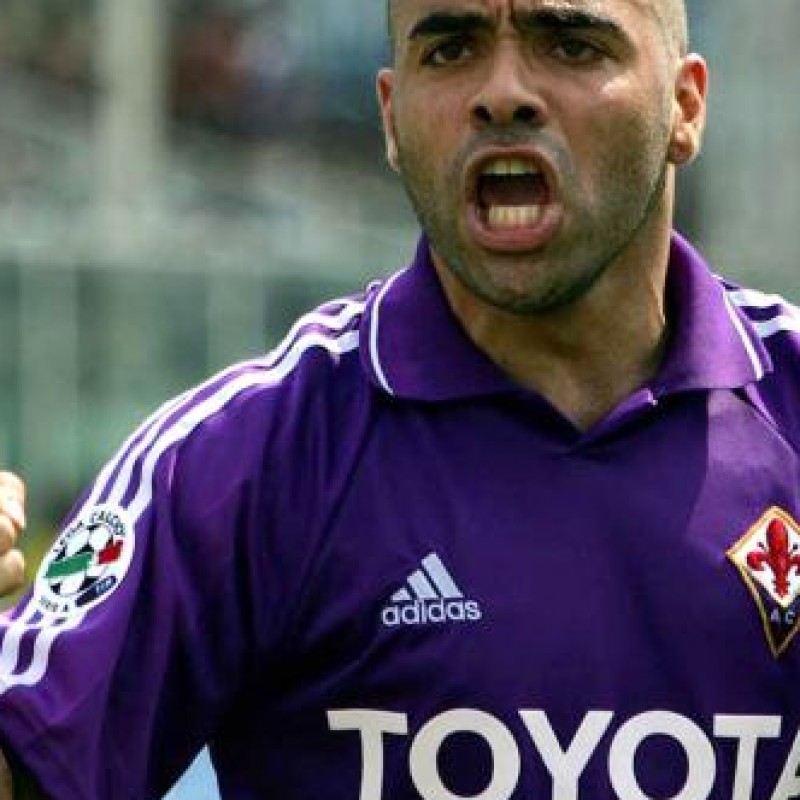 Maglia Miccoli indossata Fiorentina-Reggina Serie A 2004-2005
