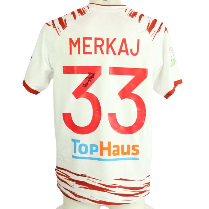 Maglia Merkaj unwashed Sudtirol vs Pisa 2023 - Autografata