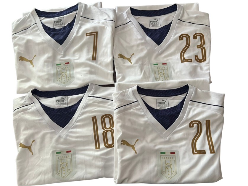 Set of Four Italy U19 Shirts