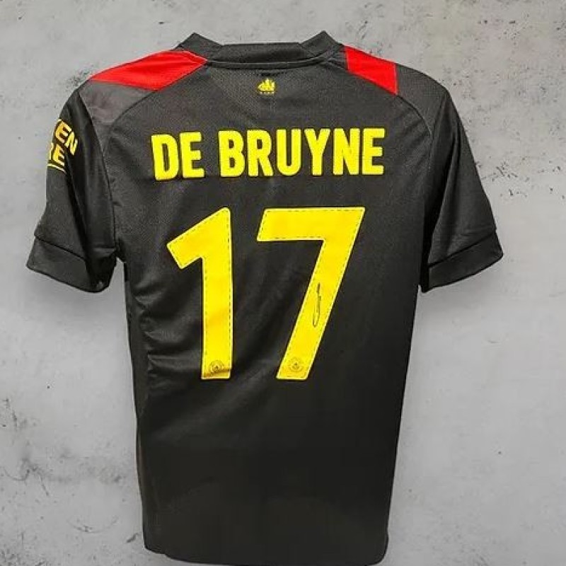 Kevin De Bruyne's Manchester City 2022/23 Signed Official Away Shirt