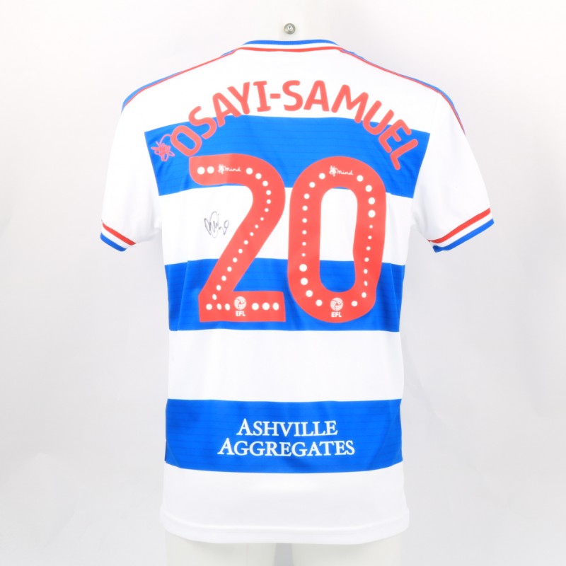 Osayi-Samuel's Queens Park Rangers Match-Issued Signed Poppy Shirt 