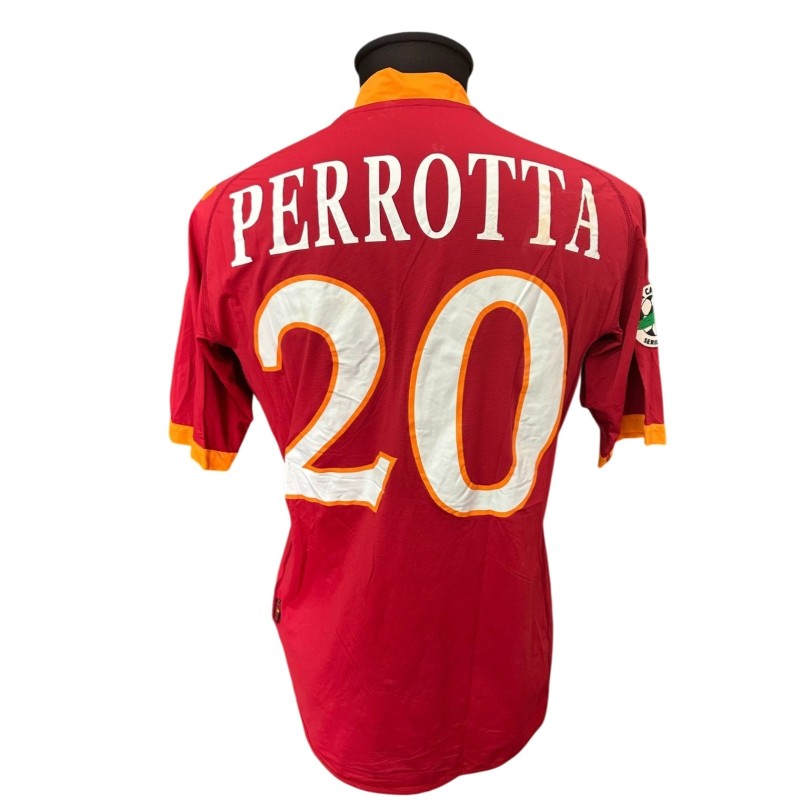 Perrotta's Match-Worn Shirt, Roma vs Inter 2010
