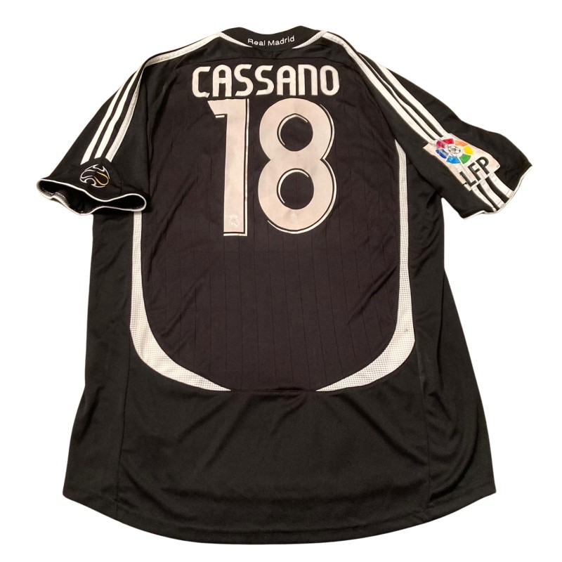 Cassano's Real Madrid Match-Issued Shirt, 2006/07