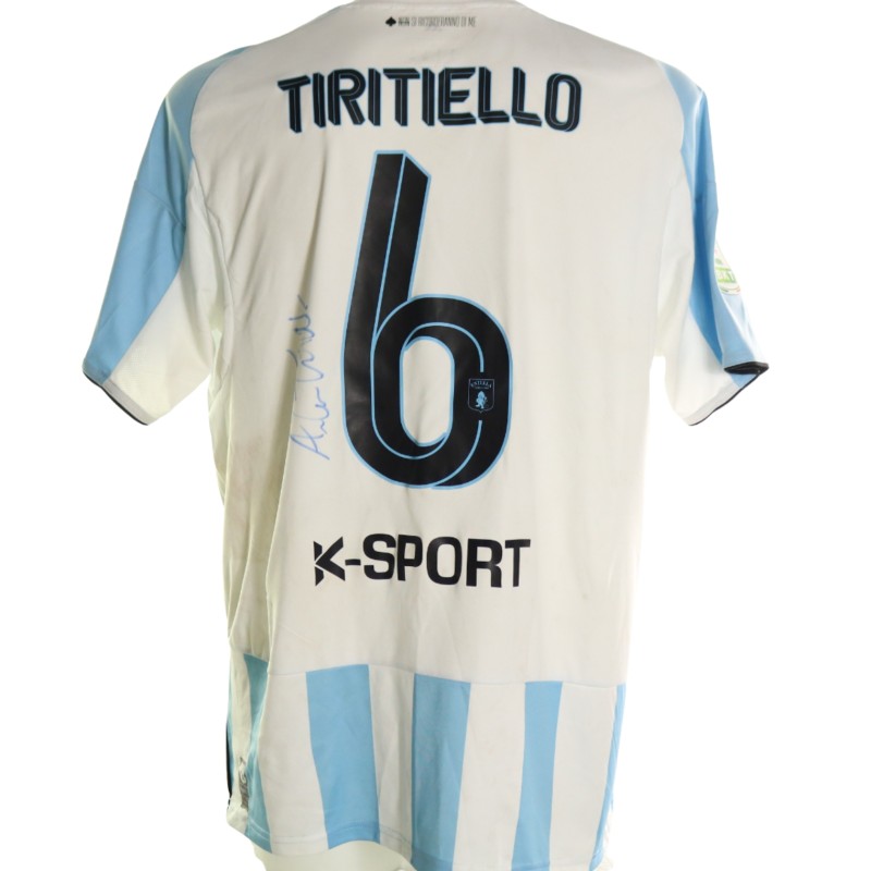 Tiritiello's Signed Unwashed Shirt, Virtus Entella vs Padova 2026