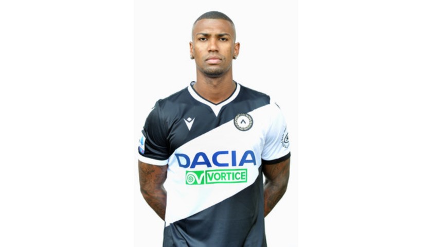 Walace Udinese-Crotone 2020 Worn Shirt
