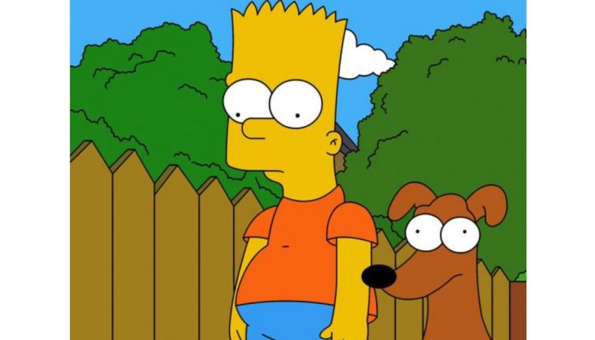 The Simpsons - Original Drawing of Bart Simpson