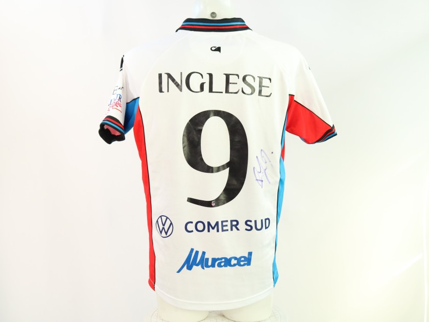 Inglese's unwashed Signed Shirt, Avellino vs Catania 2024 