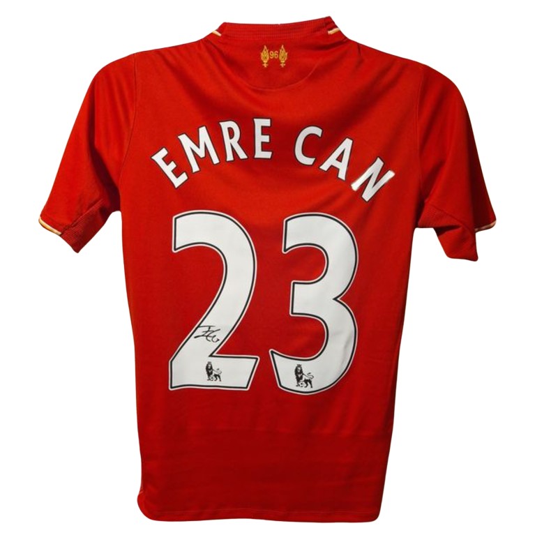 La maglia ufficiale firmata da Emre Can per il Liverpool 2015/16