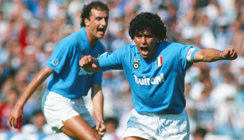 Maradona's Official Signed Napoli Shirt, 1987/88