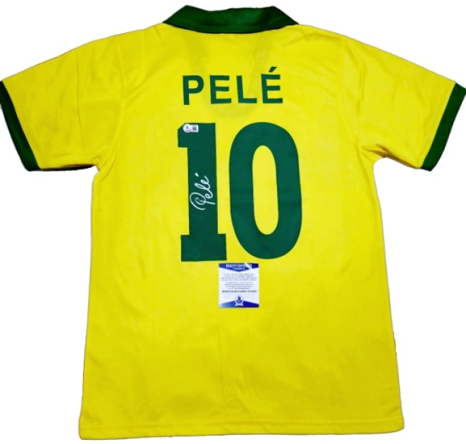 Pelé Brazil 1957 Signed Shirt