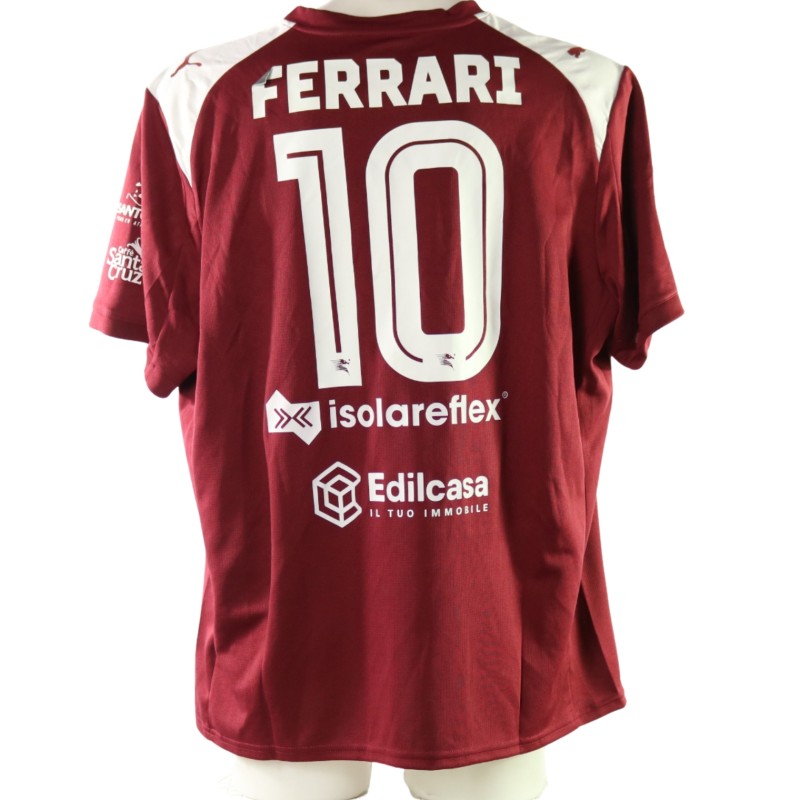 Ferrari's Unwashed Shirt, Salernitana vs Foggia 2025 - Carlo Ricchetti Special Patch