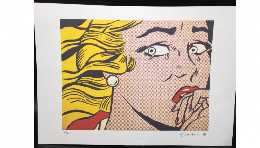 "Crying Girl" by Roy Lichtenstein 