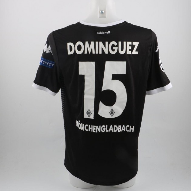 Dominguez B.M'Gladbach shirt, issued/worn C.League 15/16