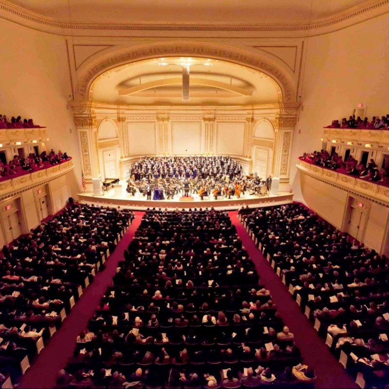 Biglietti per un concerto a Carnegie Hall + Cena per 2 