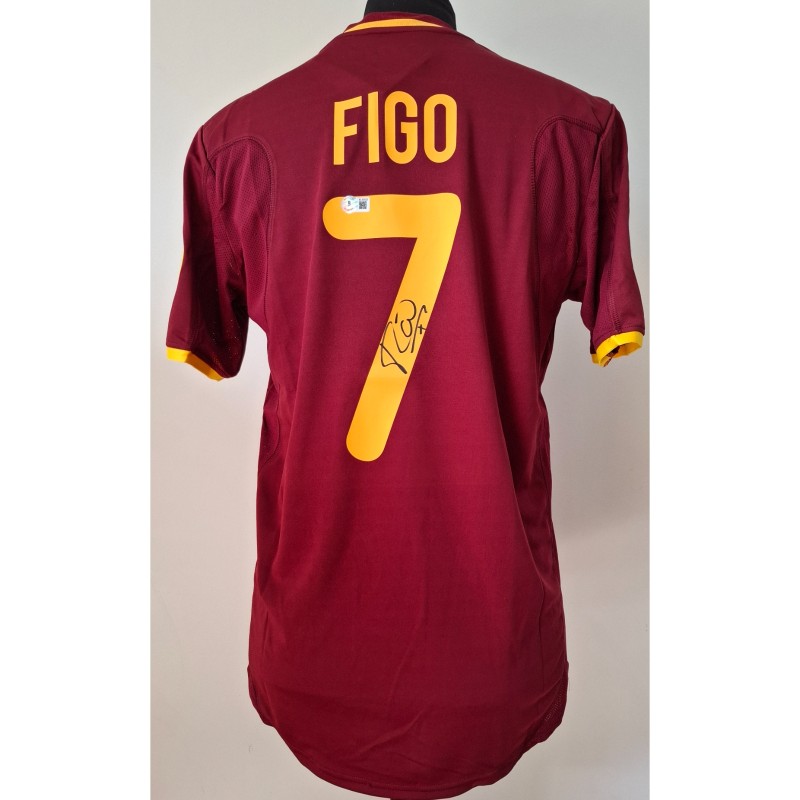 Replica della maglia firmata di Luis Figo per il Portogallo a Euro 2000