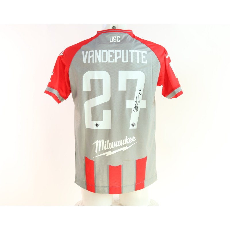 Vandeputte's Cremonese vs Cesena Signed Unwashed Shirt, 2025