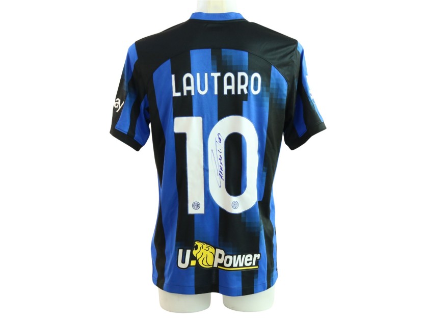 Lautaro's Signed Official Inter Shirt, "Ninja Turtles" 2023/24