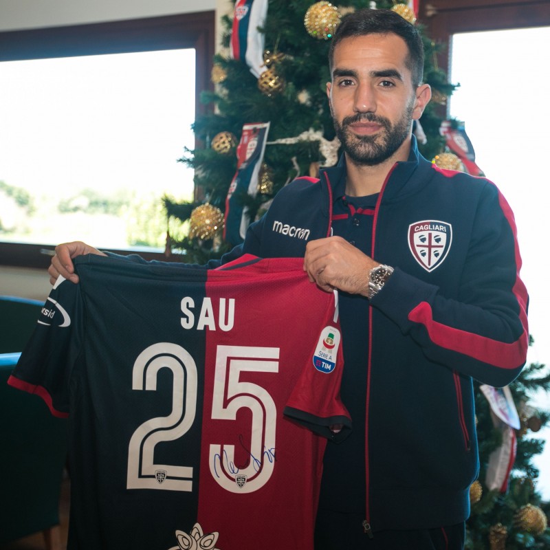 Cagliari Festive Shirt - Worn and Signed by Sau