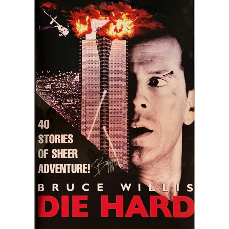 Die Hard Movie Poster Signed by Bruce Willis