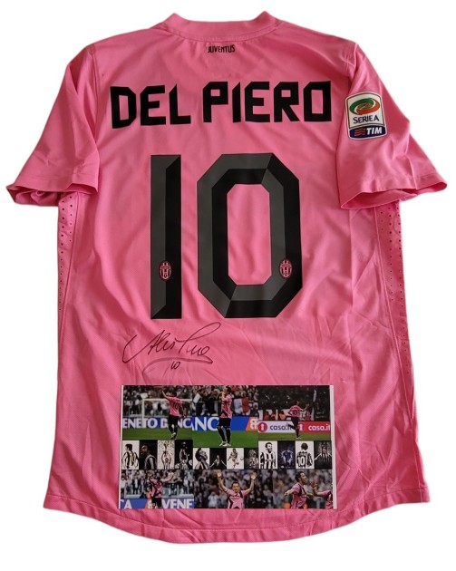 Del Piero's Match Signed Shirt, Juventus vs Atalanta 2012 - Last Match