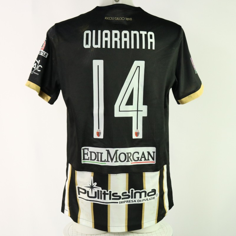 Quaranta's Unwashed Shirt, Ascoli vs Pontedera 2024