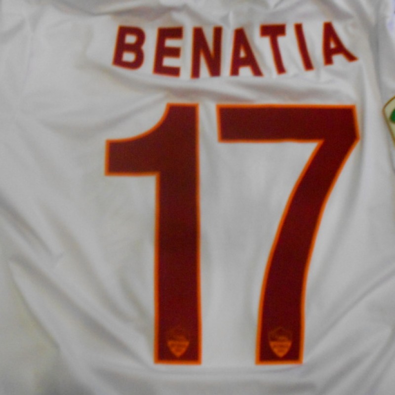 Mehdi Benatia Roma shirt worn, Milan-Roma Serie A 2014/2015