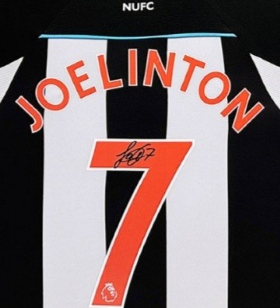Joelinton Newcastle United Signed and Framed Shirt - CharityStars
