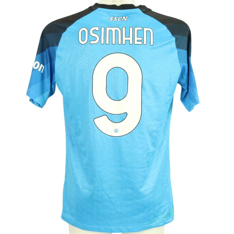 Osimhen's Napoli Unwashed Shirt, UEFA Champions League 2022/23