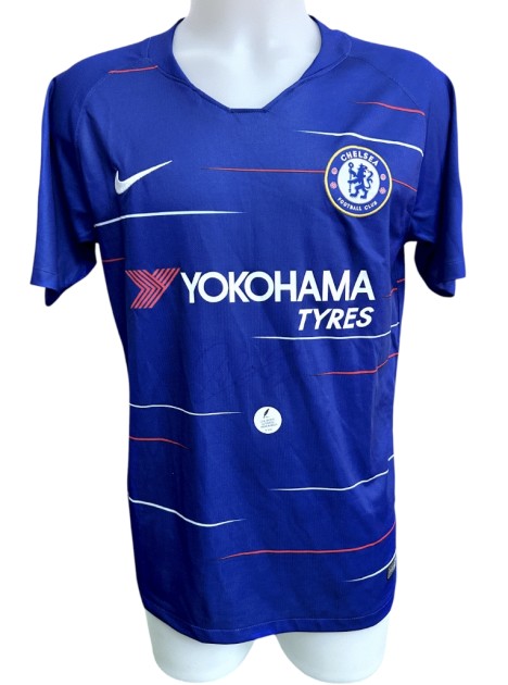 Chelsea Replica Shirt, 2018/19 - Signed by Pedro Neto